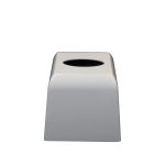 Del Mar Collection Boutique Tissue Box Cover, White